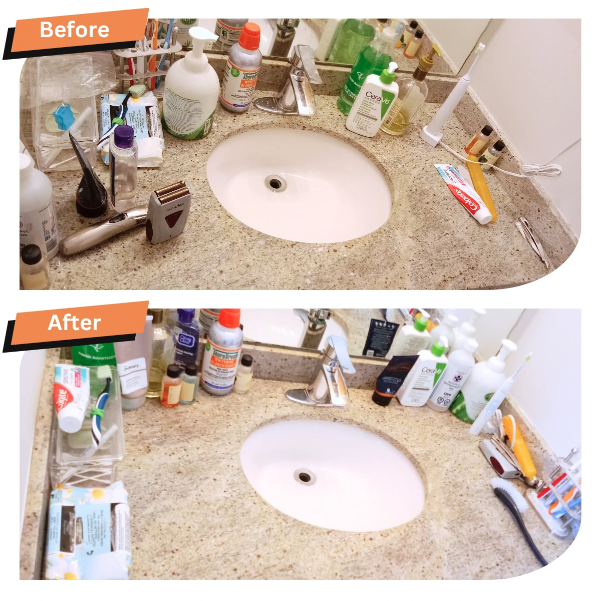 Bathroom Sink Clean